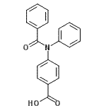 CAS 登录号：77495-80-8， 4-[苯甲酰基(苯基)氨基]苯甲酸