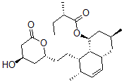 CAS#: 77517-29-4, [(1S,3S,4aR,7S,8S,8aR)-8-[2-[(2R,4R)-4-Hydroxy-6-Oxooxan-2-Yl]Ethyl]-3,7-Dimethyl-1,2,3,4,4a,7,8,8a-Octahydronaphthalen-1-Yl] (2S)-2-Methylbutanoate