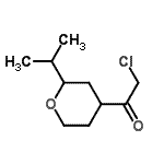 CAS 登录号：77554-96-2， 2-氯-1-(2-异丙基四氢-2H-吡喃-4-基)乙酮