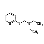 CAS#: 77555-21-6, N-Ethyl-N-[(2-pyridinylsulfanyl)methyl]ethanamine
