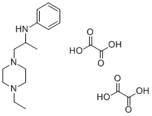 CAS 登录号：77562-84-6， N-(1-甲基-2-(4-乙基哌嗪o)乙基)苯胺二草酸酯