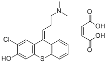 CAS 登录号：77602-69-8， (E)-2-氯-3-羟基-9-(3-二甲基氨基亚丙基)噻吨马来酸氢盐