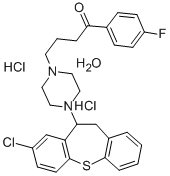CAS 登录号：77603-02-2， 4-[4-(8-氯-5,6-二氢苯并[b][1]苯并硫杂卓-6-基)哌嗪-1-基]-1-(4-氟苯基)丁烷-1-酮二盐酸盐