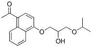 CAS 登录号：7761-49-1， 4-(2-羟基-3-异丙氧基丙氧基)-1-萘基乙酮