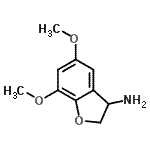 CAS#: 776277-39-5, 5,7-Dimethoxy-2,3-dihydro-1-benzofuran-3-amine