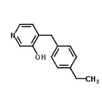 CAS 登录号：776317-35-2， 4-(4-乙基苄基)-3-吡啶醇