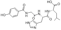 CAS#: 77697-23-5, (2S)-2-[[(2S)-2-[[2-[(4-Hydroxybenzoyl)Amino]Acetyl]Amino]-3-(3H-Imidazol-4-Yl)Propanoyl]Amino]-4-Methylpentanoic Acid