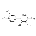 CAS 登录号：777006-63-0， 4-{2-[异丙基(甲基)氨基]丙基}-1,2-苯二酚