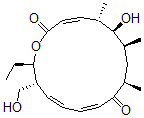 CAS#: 77704-61-1, (3Z,5S,6S,7S,9R,11Z,13Z,15R,16R)-16-Ethyl-6-Hydroxy-15-(Hydroxymethyl)-5,7,9-Trimethyl-1-Oxacyclohexadeca-3,11,13-Triene-2,10-Dione