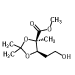 CAS#: 777076-78-5, Methyl 4-deoxy-2,3-O-isopropylidene-2-C-methyl-D-erythro-pentonate