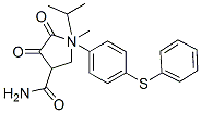 CAS#: 77711-85-4, N-Methyl-4,5-Dioxo-N-(4-Phenylsulfanylphenyl)-1-Propan-2-Ylpyrrolidine-3-Carboxamide