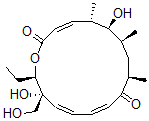 CAS#: 77717-05-6, (3Z,5S,6S,7S,9R,11Z,13Z,15S,16R)-16-Ethyl-6,15-Dihydroxy-15-(Hydroxymethyl)-5,7,9-Trimethyl-1-Oxacyclohexadeca-3,11,13-Triene-2,10-Dione