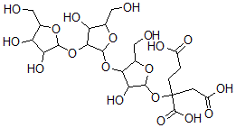CAS 登录号：77752-20-6， 2-[4-[3-[3,4-二羟基-5-(羟基甲基)四氢呋喃-2-基]氧基-4-羟基-5-(羟基甲基)四氢呋喃-2-基]氧基-3-羟基-5-(羟基甲基)四氢呋喃-2-基]氧基丁烷-1,2,4-三羧酸