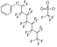 CAS 登录号：77758-89-5， (全氟正辛基)苯基碘鎓三氟甲烷磺酸盐