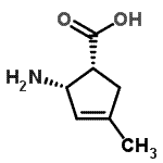 CAS 登录号：777850-76-7， (1R,2S)-2-氨基-4-甲基-3-环戊烯-1-羧酸