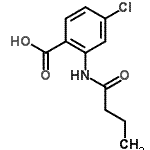 CAS#: 777877-45-9, 2-(Butyrylamino)-4-chlorobenzoic acid