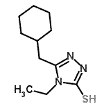 CAS#: 777879-36-4, 5-(Cyclohexylmethyl)-4-ethyl-4H-1,2,4-triazole-3-thiol