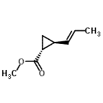 CAS 登录号：777918-01-1， 甲基(1R,2S)-2-[(1E)-1-丙烯-1-基]环丙烷羧酸酯