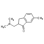CAS#: 778515-57-4, 2-[(Dimethylamino)methyl]-6-methyl-1-indanone