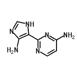 CAS 登录号：778517-98-9， 2-(4-氨基-1H-咪唑-5-基)-4-嘧啶胺