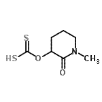 CAS#: 778533-58-7, O-(1-Methyl-2-oxo-3-piperidinyl) hydrogen carbonodithioate