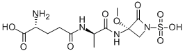 CAS 登录号：77912-79-9， (2S)-2-氨基-5-[[(2R)-2-[[(3R)-3-甲氧基-2-氧代-1-磺基氮杂环丁-3-基]氨基]丙酰]氨基]-5-氧代戊酸
