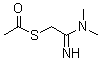 CAS 登录号：779274-62-3， S-[2-(二甲基氨基)-2-亚氨基乙基]硫代乙酸酯