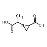 CAS#: 779310-35-9, (2S)-1-[(1S)-1-Carboxyethyl]-2-aziridinecarboxylic acid
