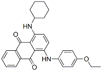 CAS 登录号：77946-99-7， 1-(环己基氨基)-4-[(4-乙氧基苯基)氨基]蒽-9,10-二酮