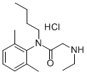 CAS#: 77966-77-9, N-Butyl-N-(2,6-dimethylphenyl)-2-(ethylamino)-Acetamide hydrochloride