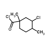 CAS#: 77979-32-9, 3-Chloro-1,4-dimethylcyclohexanecarbonyl chloride