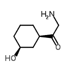 CAS#: 780004-43-5, 2-Amino-1-[(1R,3S)-3-hydroxycyclohexyl]ethanone