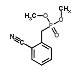 CAS 登录号：78022-18-1， 二甲基(2-氰基苄基)膦酸酯