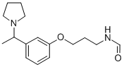CAS 登录号：78043-80-8， N-[3-[3-(1-吡咯烷-1-基乙基)苯氧基]丙基]甲酰胺