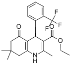 CAS#: 78050-80-3, Ethyl 2,7,7-Trimethyl-5-Oxo-4-[2-(Trifluoromethyl)Phenyl]-1,4,6,8-Tetrahydroquinoline-3-Carboxylate