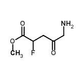 CAS#: 780722-28-3, Methyl 5-amino-2-fluoro-4-oxopentanoate