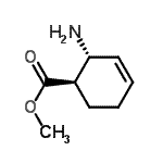 CAS 登录号：780724-15-4， 甲基(1R,2R)-2-氨基-3-环己烯-1-羧酸酯