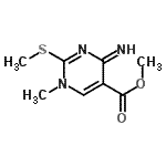 CAS#: 780728-22-5, Methyl 4-imino-1-methyl-2-(methylsulfanyl)-1,4-dihydro-5-pyrimidinecarboxylate