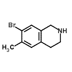 CAS#: 780738-23-0, 7-Bromo-6-methyl-1,2,3,4-tetrahydroisoquinoline