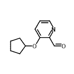 CAS#: 780800-96-6, 3-(Cyclopentyloxy)-2-pyridinecarbaldehyde