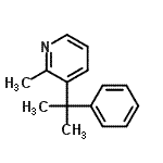 CAS#: 780801-44-7, 2-Methyl-3-(2-phenyl-2-propanyl)pyridine