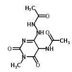 CAS 登录号：78105-50-7， N-[4-(2-乙酰基肼基)-1-甲基-2,6-二氧代-1,2,5,6-四氢-5-嘧啶基]乙酰胺