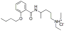 CAS#: 78109-80-5, 2-Butoxy-N-[4-(diethylamino)-1-methylbutyl]-Benzamide hydrochloride