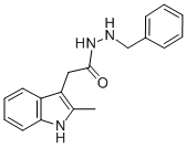 CAS#: 78123-16-7, 2-(2-Methyl-1H-Indol-3-Yl)-N'-(Phenylmethyl)Acetohydrazide