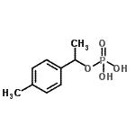 CAS 登录号：781553-61-5， 1-(4-甲基苯基)乙基磷酸二氢酯
