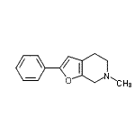 CAS#: 781581-23-5, 6-Methyl-2-phenyl-4,5,6,7-tetrahydrofuro[2,3-c]pyridine