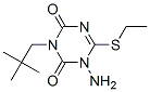 CAS 登录号:78168-93-1, 1-氨基-6-(乙硫基)-3-新戊基-1,3,5-三嗪-2,4(1H,3H)-二酮
