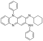 CAS 登录号：78182-92-0， 3-环己基亚氨基-N,5-二(苯基)吩嗪-2-胺