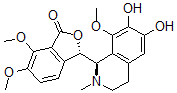 CAS 登录号：78213-27-1， (3S)-3-[(1R)-6,7-二羟基-8-甲氧基-2-甲基-3,4-二氢-1H-异喹啉-1-基]-6,7-二甲氧基-3H-2-苯并呋喃-1-酮