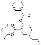 CAS 登录号：78219-27-9， 4-苯甲酰氧基-1-丙基哌啶-3-羧酸乙酯盐酸盐